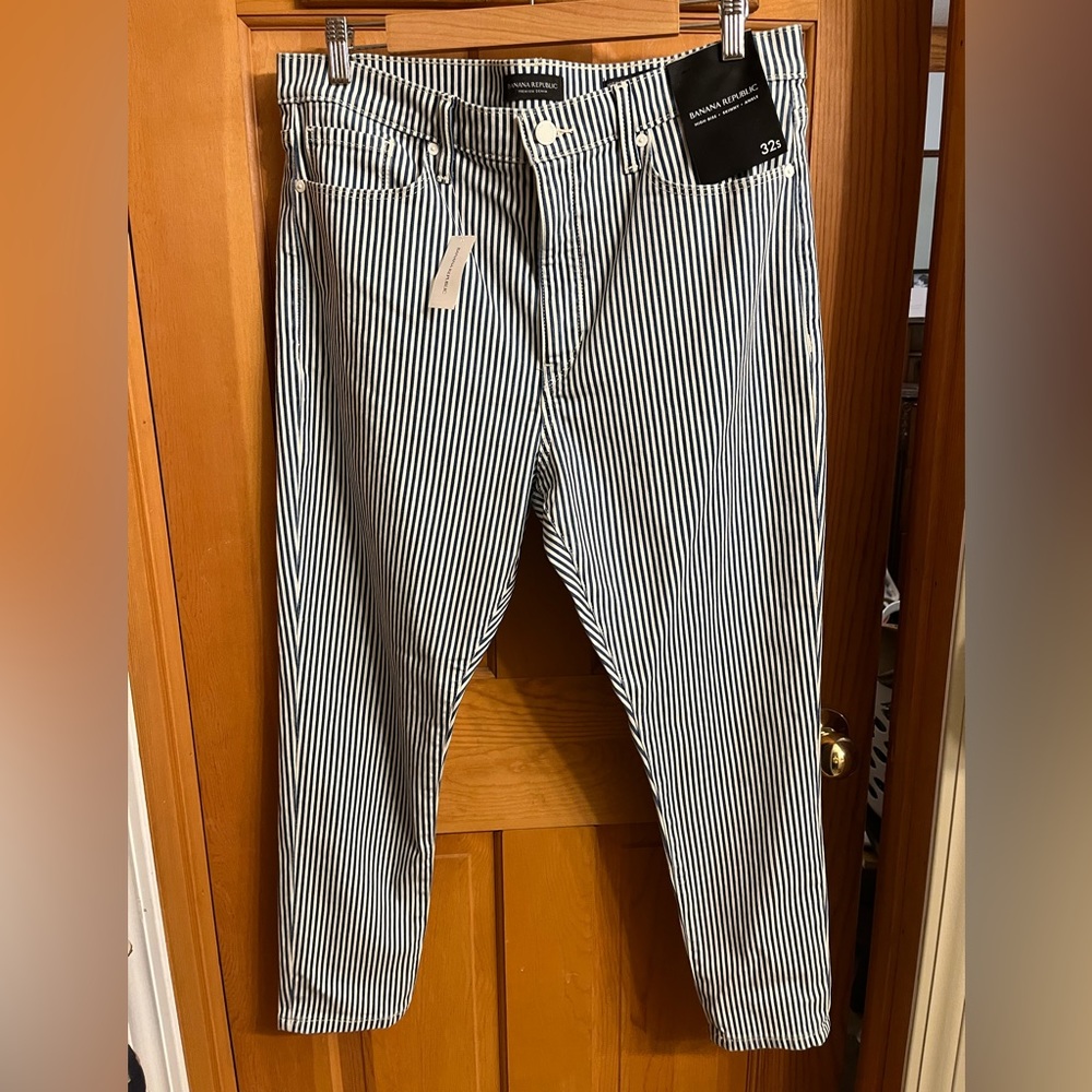 Banana Republic High Rise premium denim 32s NWT